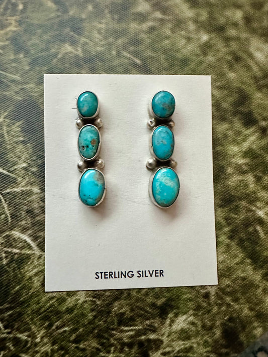 Tres Stone Studs